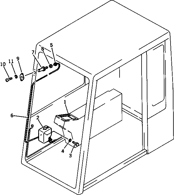 Excavators Komatsu / PC120-3 S/N 18001-UP (For U.S.A.)(pc120-bc) / WINDOW WASHER(240040 : 8031)