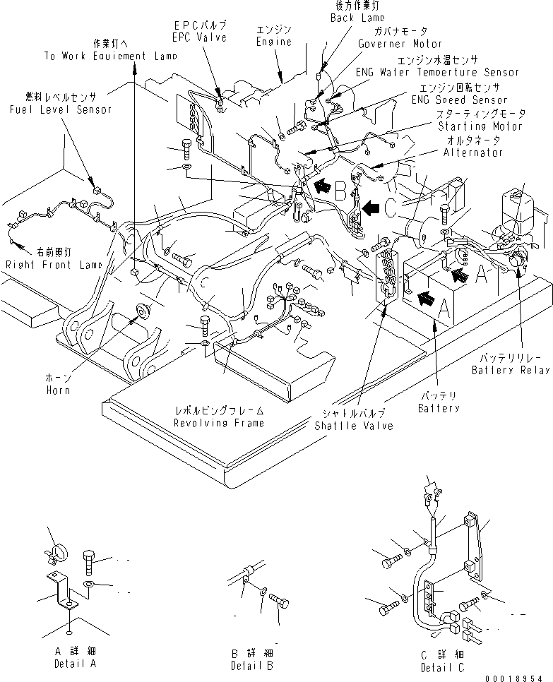 Excavators Komatsu / PC120LC-6E0 S/N 70001-UP (SAA4D102E-2 (Emission) Eng. Installed)(pc120l0c) / WIRING (MAIN HARNESS)(#70725-)(120030 : E0200-02C6)