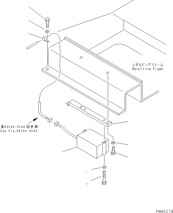 Excavators Komatsu / PC120LC-6E0 S/N 70001-UP (SAA4D102E-2 (Emission) Eng. Installed)(pc120l0c) / TRAVEL ALARM(120090 : E0420-01A0)