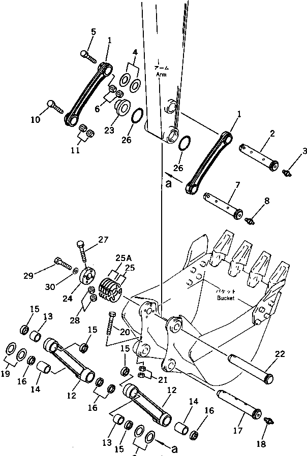 Excavators Komatsu / PC120S-3 S/N 18001-UP(pc120s-r) / LINK (FOR JAPAN)(#.-24392)(210040 : 7007A)