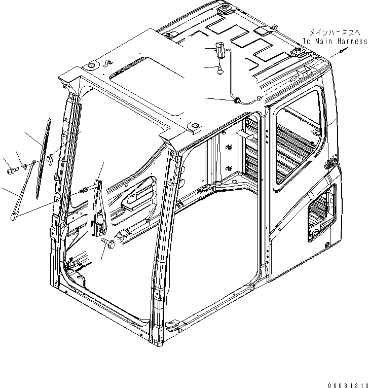 Excavators Komatsu / PC1250-7 S/N 20001-UP (Overseas Version)(pc1250-c) / OPERATOR