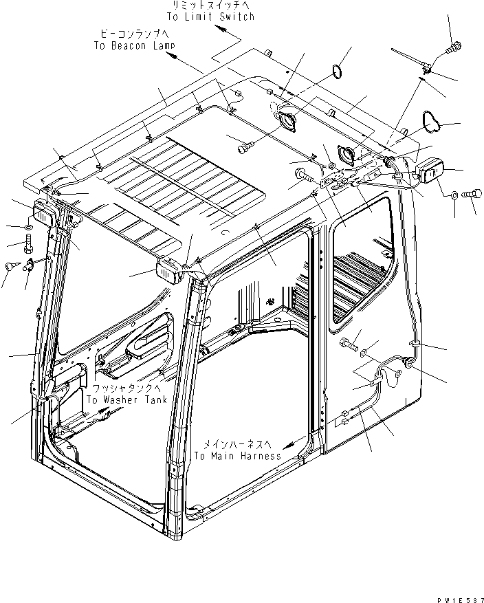 Excavators Komatsu / PC1250-7 S/N 20001-UP (Overseas Version)(pc1250-c) / OPERATOR