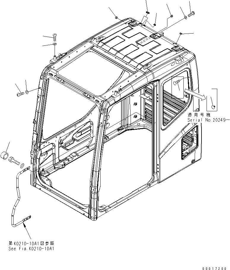 Excavators Komatsu / PC1250-7 S/N 20001-UP (Overseas Version)(pc1250-c) / OPERATOR