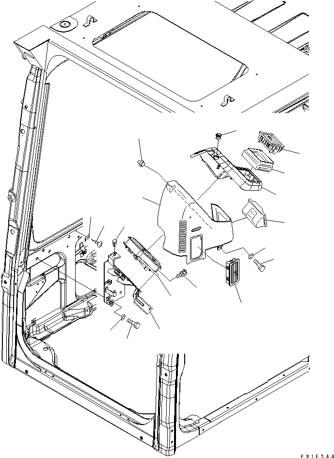 Excavators Komatsu / PC1250-7 S/N 20001-UP (Overseas Version)(pc1250-c) / OPERATOR