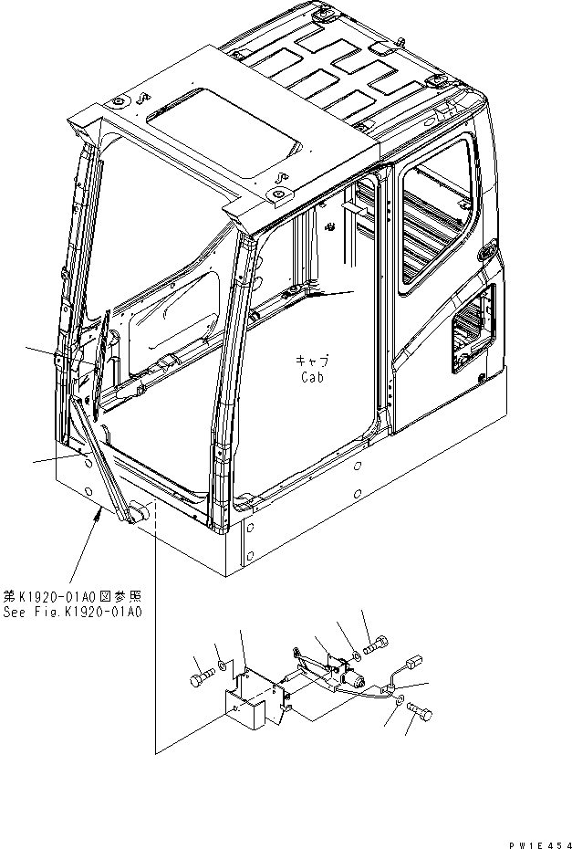 Excavators Komatsu / PC1250-7 S/N 20001-UP (Overseas Version)(pc1250-c) / LOWER WIPER(240400 : K0340-01A0)