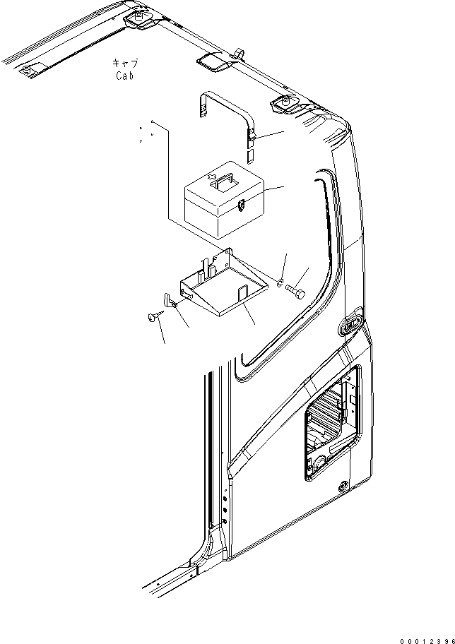 Excavators Komatsu / PC1250-7 S/N 20001-UP (Overseas Version)(pc1250-c) / FIRST AID BOX(240590 : K0840-01A0)