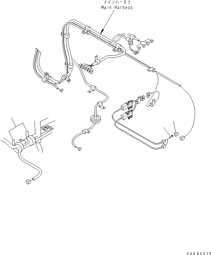 Komatsu parts book diagram for PC1250SP-8 S/N 30001-30157 (ecot3, For SP): FLOOR FRAME (VHMS CONTROLLER LESS)(#30001-)