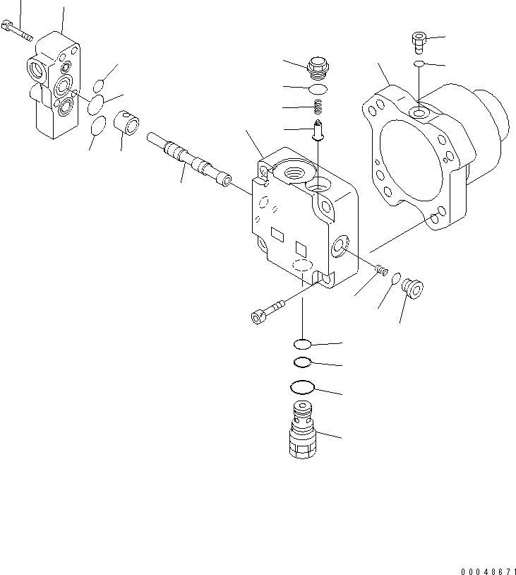 Komatsu parts book diagram for PC1250SP-8 S/N 30001-30157 (ecot3, For SP): FAN MOTOR (1/2) (FOR AFTER COOLER)(#30001-)