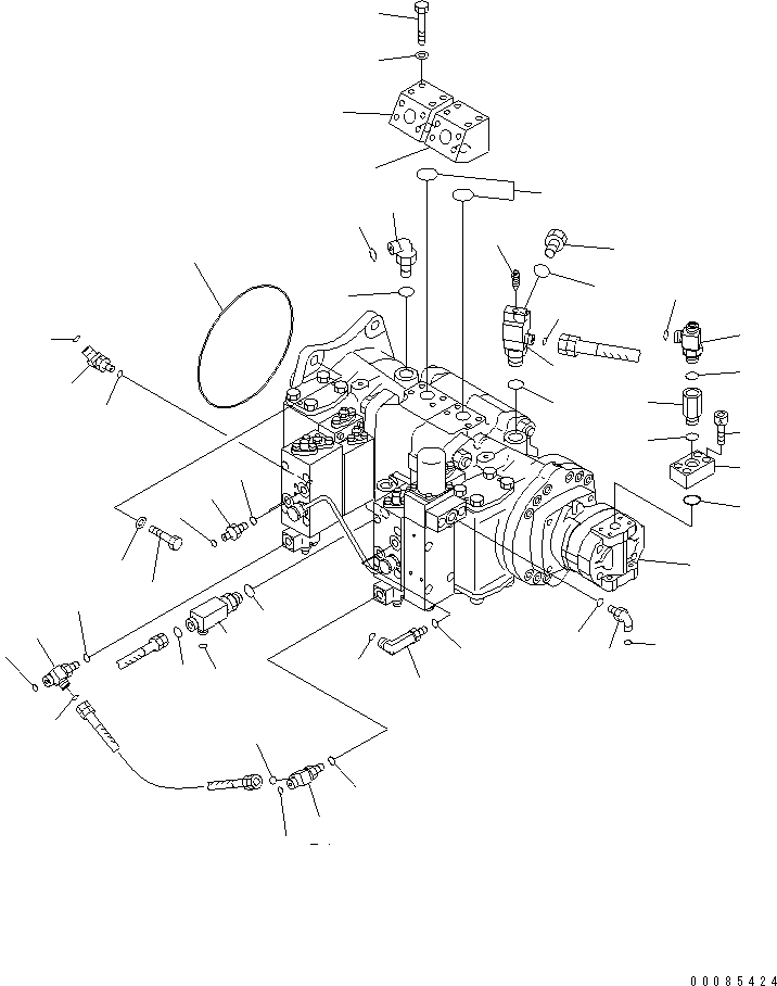 Excavators Komatsu / PC1250-8R S/N 35001-35200 (EGR-LESS)(pc12504c) / NO.1 PUMP (JOINT PARTS)(#35107-)(180210 : H0210-01A0A)