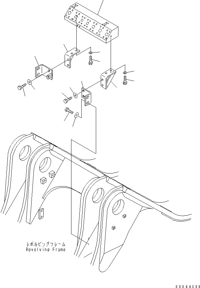 Excavators Komatsu / PC1250-8R S/N 35001-35200 (EGR-LESS)(pc12504c) / BOOM FOOT BRACKET(#35001-35016)(180640 : H1230-01A0)