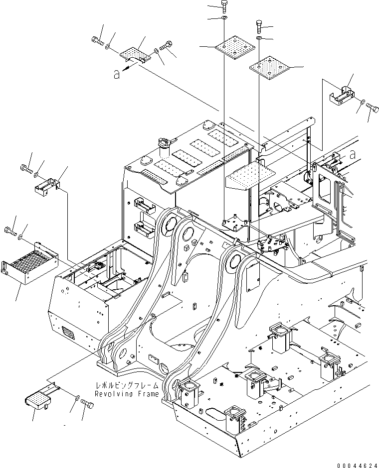 Excavators Komatsu / PC1250-8R S/N 35001-35200 (EGR-LESS)(pc12504c) / HANDRAIL (STEP)(#35001-)(270210 : M1310-02A0)