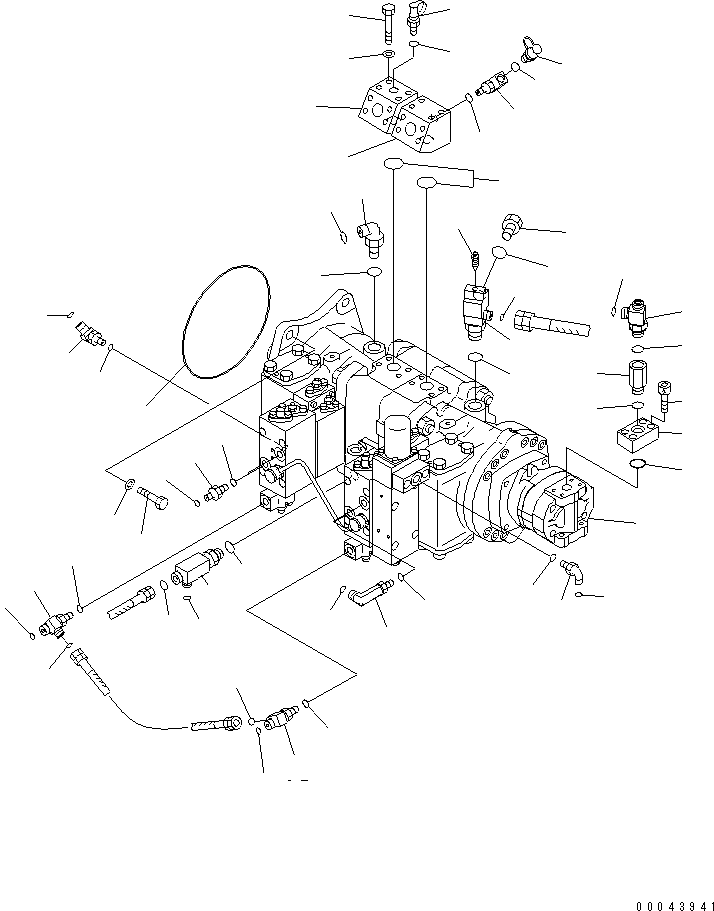 Excavators Komatsu / PC1250SP-8R S/N 35001-35200 (W/O EGR, +55C DEGREE)(pc12507c) / NO.1 PUMP (JOINT PARTS)(#35001-35106)(180130 : H0210-01A0)