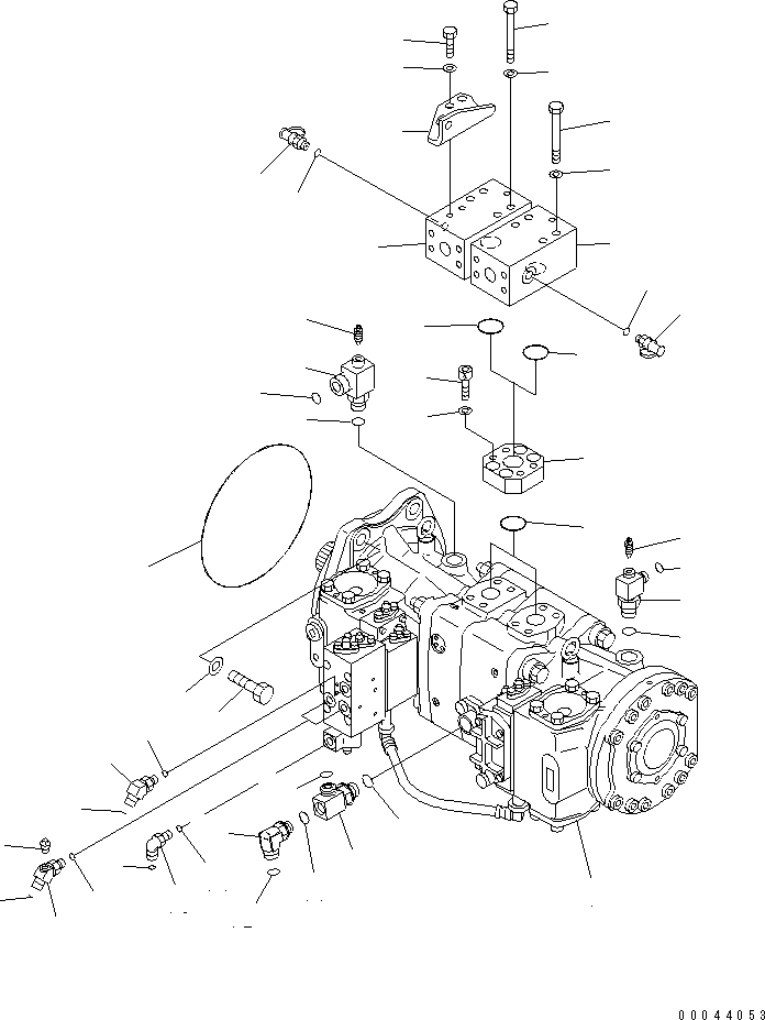 Excavators Komatsu / PC1250SP-8R S/N 35001-35200 (W/O EGR, +55C DEGREE)(pc12507c) / NO.3 PUMP (JOINT PARTS)(#35001-)(180160 : H0230-01A0)