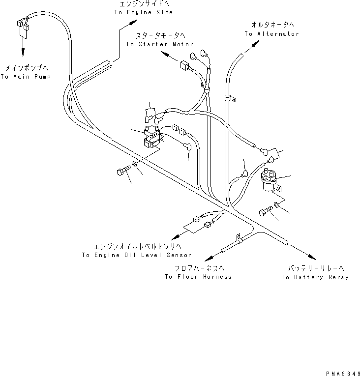 Excavators Komatsu / PC128US-1 S/N 1001-UP(pc128u0r) / ELECTRICAL (RELAY)(120070 : E0200-04B0A)