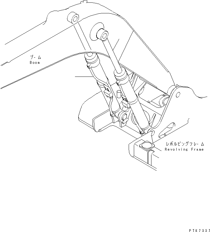 Excavators Komatsu / PC128US-2-AT S/N 9501-UP(pc128u4r) / BOOM CYLINDER(360060 : T1120-01A0)