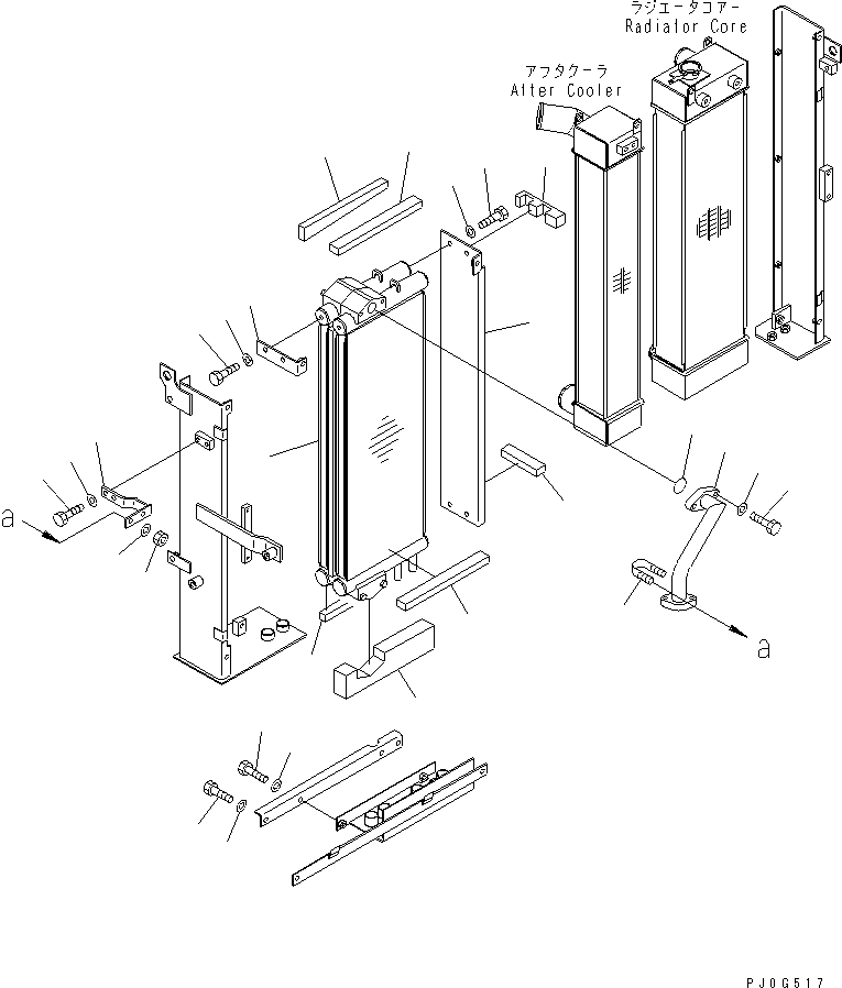 Excavators Komatsu / PC128US-2 S/N 5001-9500(pc128usr) / COOLING (OIL COOLER) (AUTO DECEL)(#8101-)(060060 : C0100-02B0B)