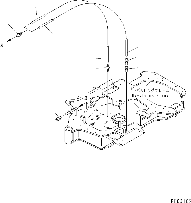 Excavators Komatsu / PC12R-8 S/N 10001-UP(pc12r-8r) / LUBRICATING LINE(180050 : J1410-01A0)
