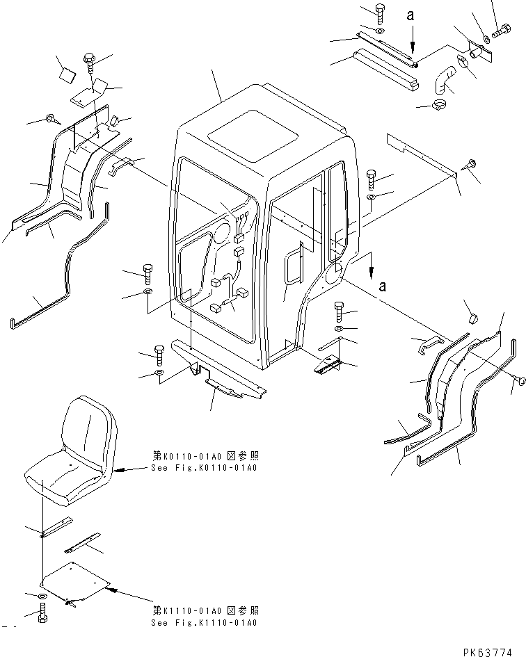 Excavators Komatsu / PC12R-8 S/N 10001-UP(pc12r-8r) / OPERATOR