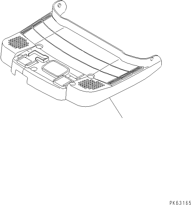 Excavators Komatsu / PC12R-8 S/N 10001-UP(pc12r-8r) / FLOOR MAT (FOR CANOPY)(210130 : K0310-01A0)
