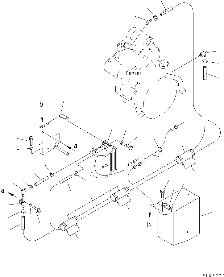 Excavators Komatsu / PC12R-8 S/N 10001-UP(pc12r-8r) / CAR HEATER AND PIPING(210200 : K0710-01A0)