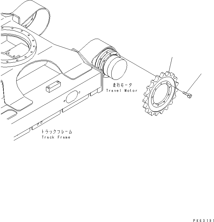 Excavators Komatsu / PC12R-8 S/N 10001-UP(pc12r-8r) / SPROCKET(300030 : P1211-01A0)