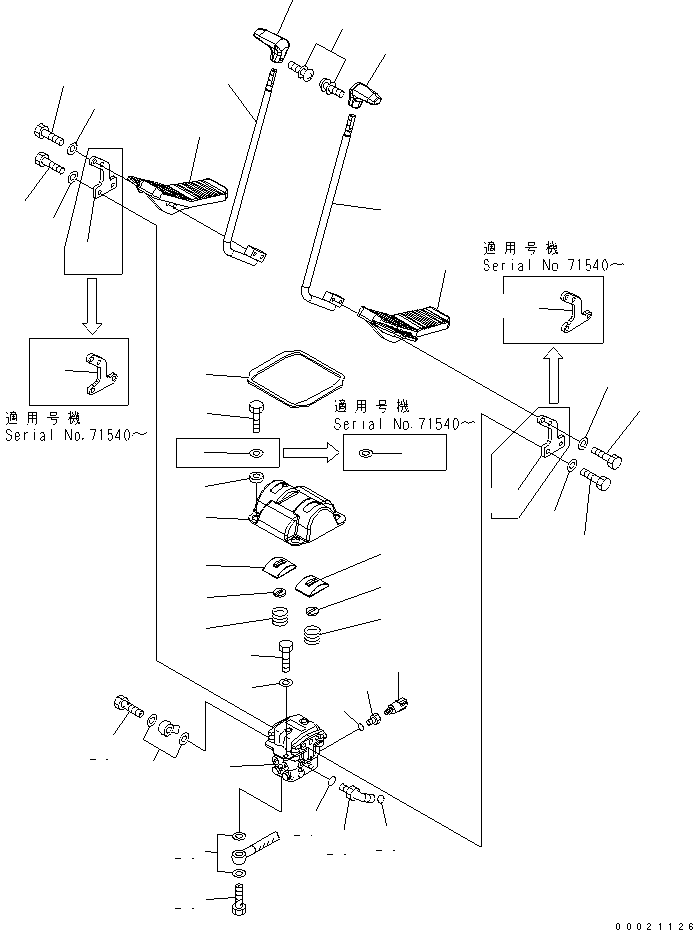 Excavators Komatsu / PC130-7 S/N 70001-UP (For Australia)(pc130-0c) / FLOOR FRAME (OPERATOR