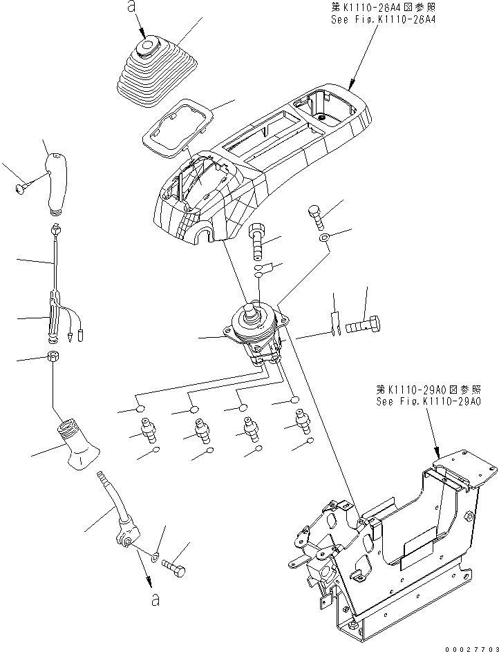 Excavators Komatsu / PC130-7 S/N 70001-UP (For Australia)(pc130-0c) / FLOOR FRAME (OPERATOR