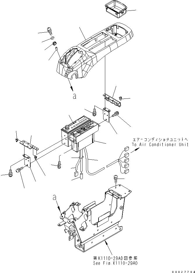 Excavators Komatsu / PC130-7 S/N 70001-UP (For Australia)(pc130-0c) / FLOOR FRAME (OPERATOR