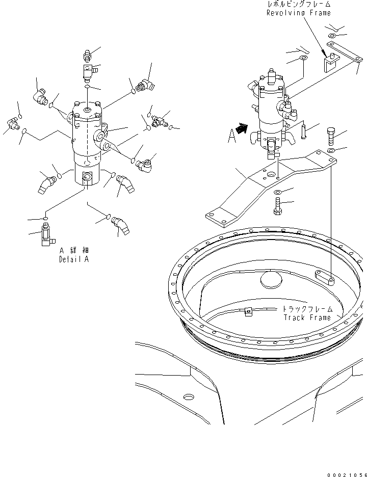 Excavators Komatsu / PC130-7 S/N 70001-UP (For Australia)(pc130-0c) / SWIVEL JOINT (RELATED PARTS)(270040 : N1310-01A0)