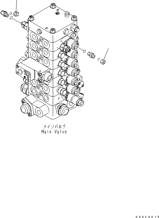 Excavators Komatsu / PC130-7 S/N 70001-UP (For Australia)(pc130-0c) / BLIND PARTS (BODY) (FOR ATTACHMENT)(#70263-)(450020 : W1200-01A4)