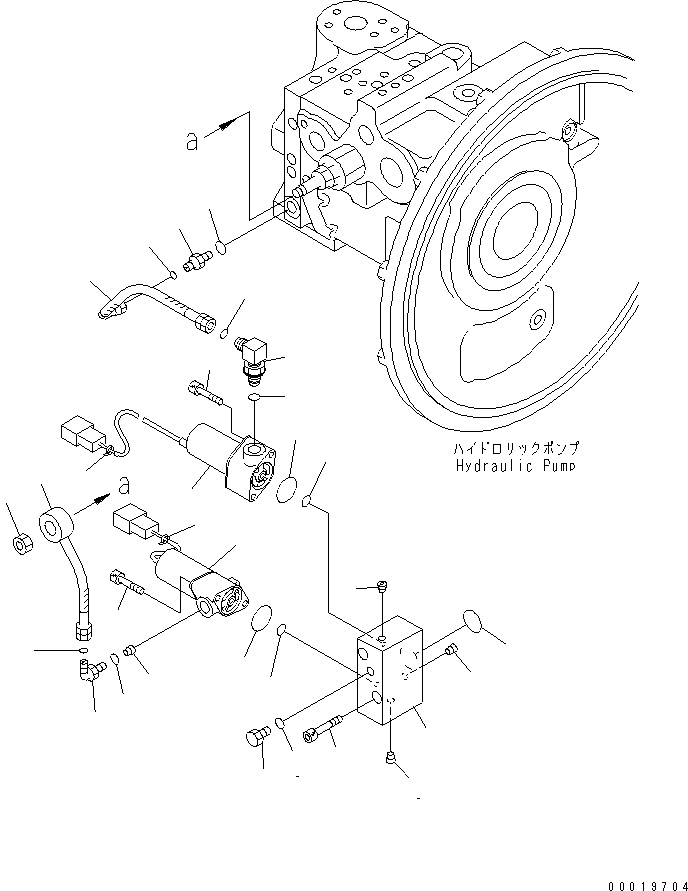 Excavators Komatsu / PC130-7 S/N 70001-UP (For Australia)(pc130-0c) / MAIN PUMP (8/8)(480130 : Y1600-08A0)