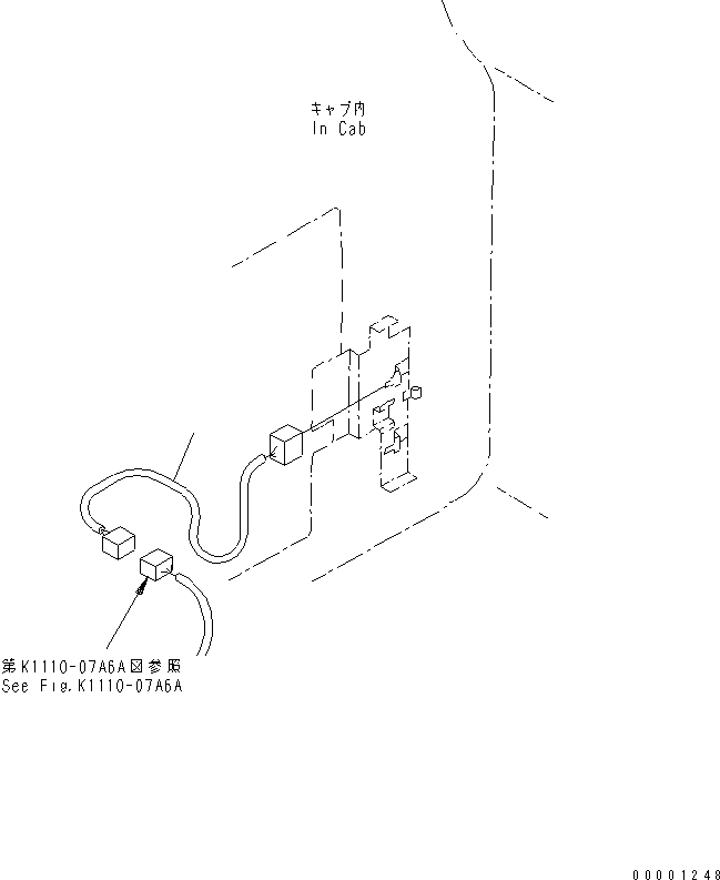 Excavators Komatsu / PC130-6E0-T2 S/N 60001-UP(pc130-4r) / SWITCH (WITH BLADE)(210730 : K1730-01A5)