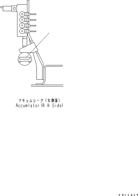 Excavators Komatsu / PC130-6E0-T2 S/N 60001-UP(pc130-4r) / PLATE (WITH ACCUMLATOR)(390060 : U0580-01A0)