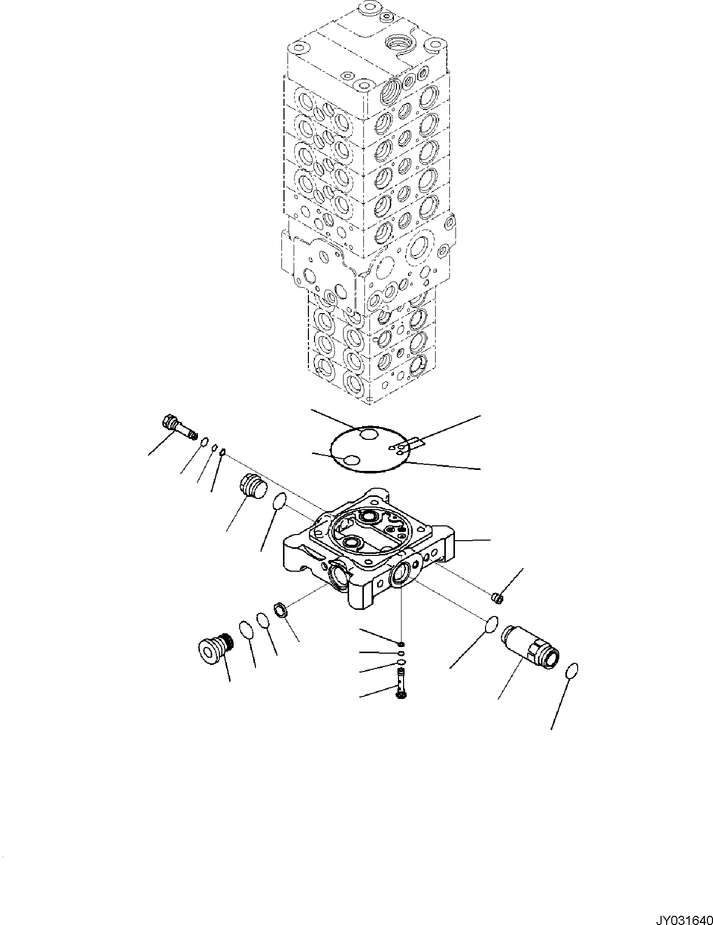 Excavators Komatsu / PC138US-11E0 S/N F60001 AND UP(pc1381e0) / CONTROL VALVE, 9-VALVE (12/29)(H0120-002012 : H0120-002012)