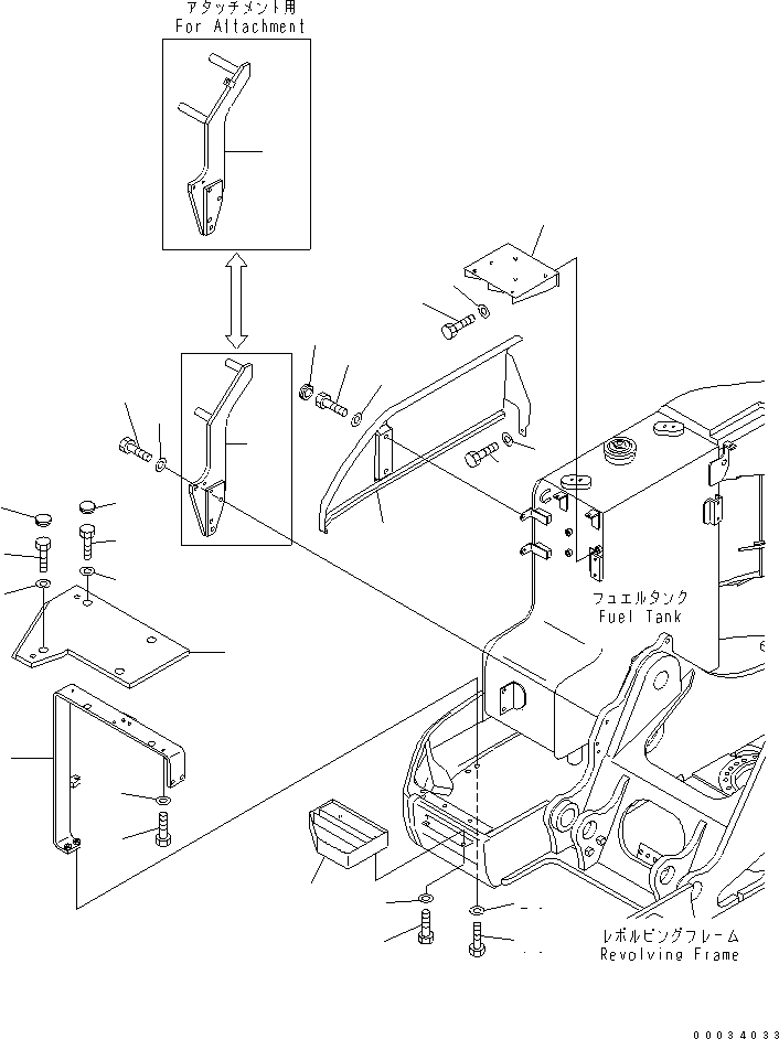 Excavators Komatsu / PC138US-2E S/N 4501-UP (For EU)(pc138u0c) / FRONT COVER (TANK COVER INSIDE)(240190 : M1230-02A0)