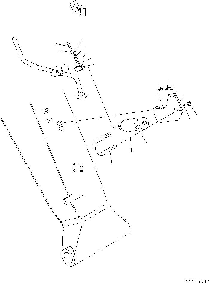 Excavators Komatsu / PC138US-2E S/N 4501-UP (For EU)(pc138u0c) / BREAKER ADAPTER KIT (ACCUMULATOR)(#4501-6582)(360370 : T1920-01A0)
