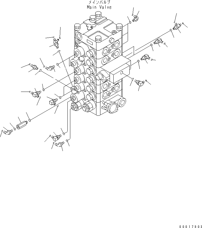 Komatsu parts book diagram for PC138US-2-A S/N 4501-UP: ARM AND BUCKET LINE (2/3)