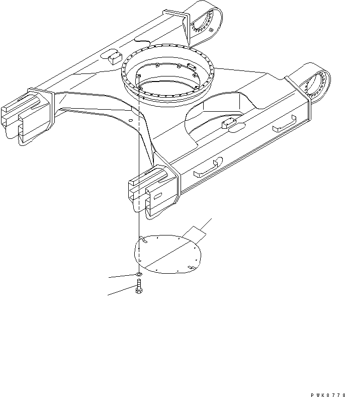 Komatsu parts book diagram for PC138US-2-A S/N 4501-UP: T/F UNDER COVER