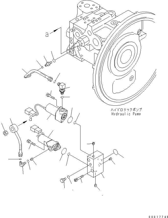 Komatsu parts book diagram for PC138US-2-A S/N 4501-UP: MAIN PUMP (8/8)