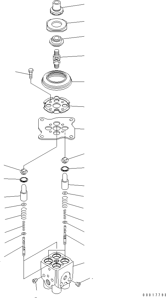 Komatsu parts book diagram for PC138US-2-A S/N 4501-UP: PPC VALVE (FOR WORK EQUIPMENT) (FOR JAPAN)