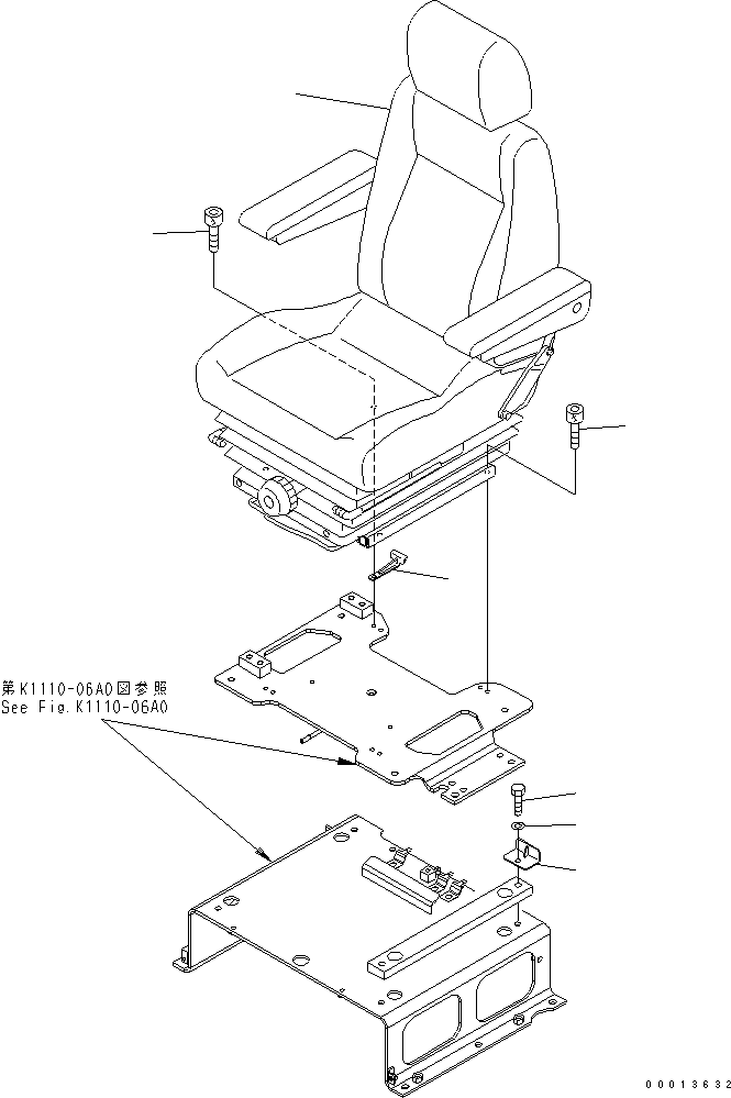 Excavators Komatsu / PC138US-2 S/N 4501-UP (Overseas Version)(pc138u1c) / OPERATOR