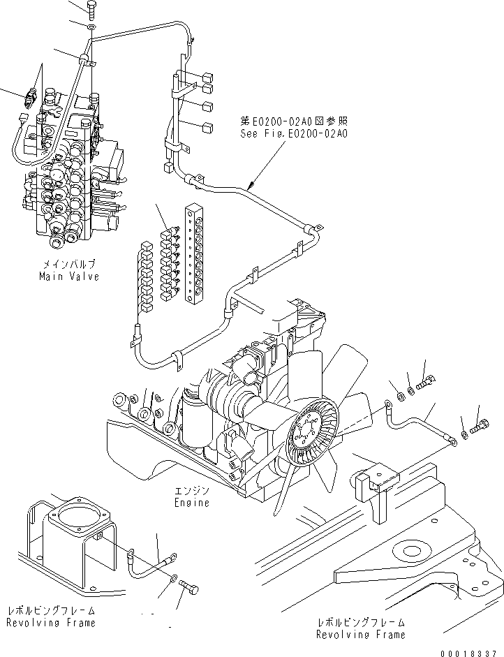 Excavators Komatsu / PC138USLC-2 S/N 1501-UP (SAA4D95LE-3 (TIER 2) Eng. Installed)(pc138u2c) / VEHICLE ELECTRICAL (PRESSURE SWITCH AND SENSOR)(120130 : E0200-07A0)