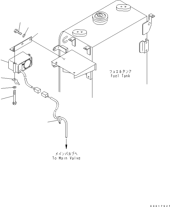 Excavators Komatsu / PC138USLC-2 S/N 1501-UP (SAA4D95LE-3 (TIER 2) Eng. Installed)(pc138u2c) / TRAVEL ALARM(120170 : E0420-01A0)