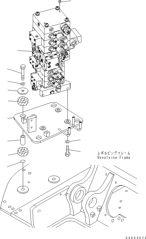 Excavators Komatsu / PC138USLC-8 S/N 20001-24509 (For North America)(pc138u4c) / MAIN VALVE (FOR BLADE)(#20001-)(150040 : H0120-01A2)