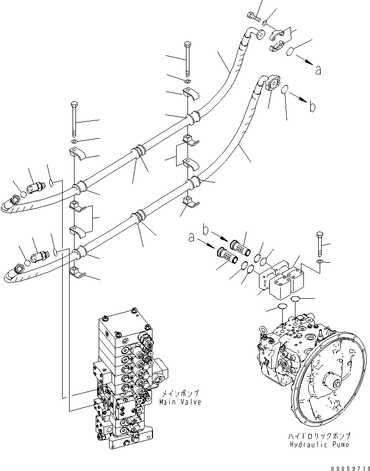 Excavators Komatsu / PC138USLC-8 S/N 20001-24509 (For North America)(pc138u4c) / DELIVERY LINE(#20001-)(150080 : H0312-01A0)