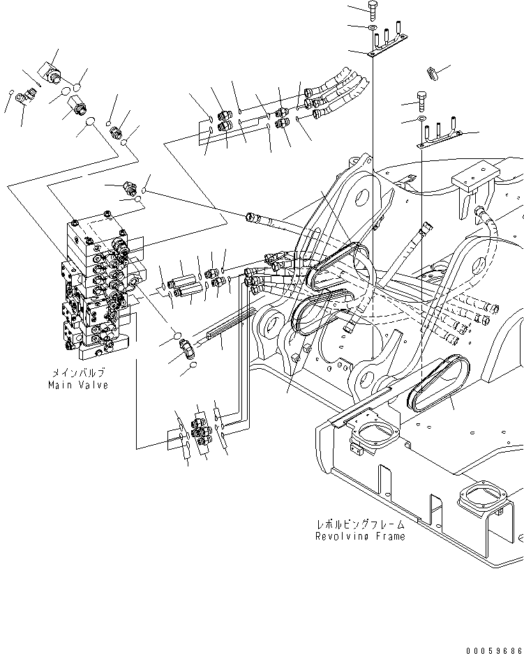 Excavators Komatsu / PC138USLC-8 S/N 20001-24509 (For North America)(pc138u4c) / ARM AND BUCKET LINE (1/3) (FOR 1-ATTACHMENT)(#20001-)(150140 : H1220-01A1)