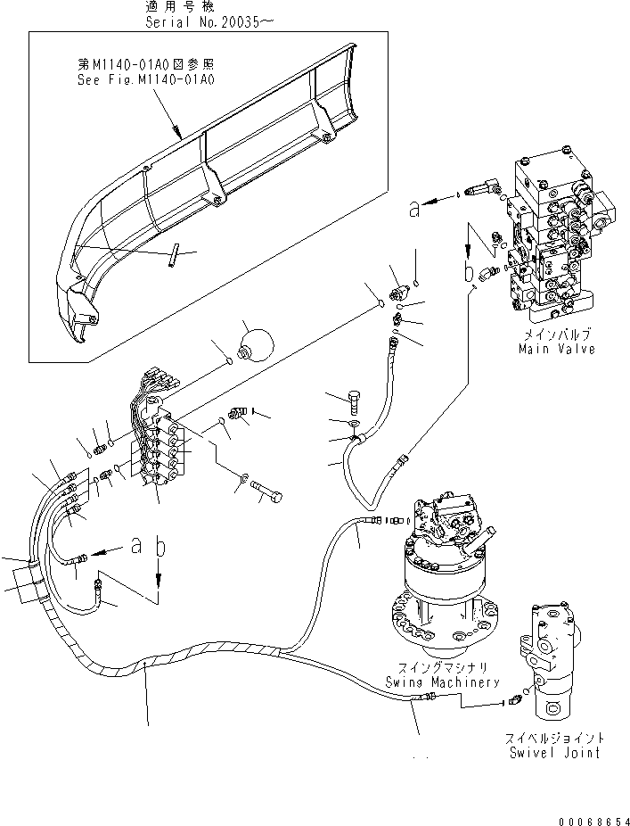 Excavators Komatsu / PC138USLC-8 S/N 20001-24509 (For North America)(pc138u4c) / SOLENOID VALVE LINE(#20001-)(150290 : H1831-01A0)