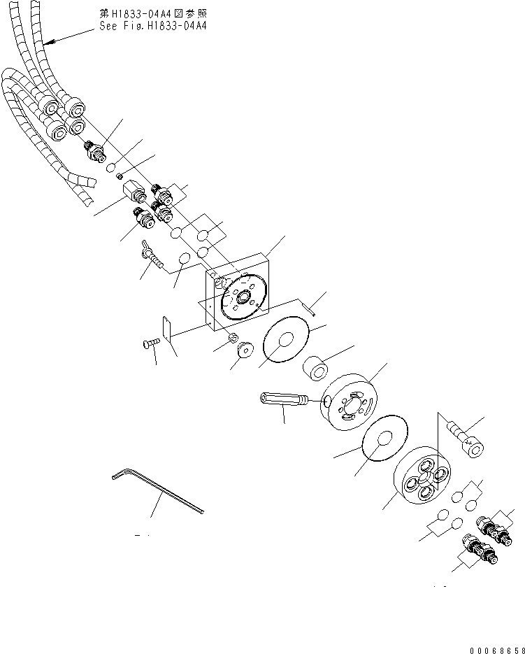 Excavators Komatsu / PC138USLC-8 S/N 20001-24509 (For North America)(pc138u4c) / MULTI PATTERN VALVE (MULTI VALVE)(#20001-)(150310 : H1833-01A4)