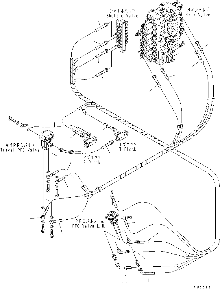 Excavators Komatsu / PC138US-2 S/N 1001-UP(pc138usr) / FLOOR FRAME (PPC) (1/2)(#2601-)(211330 : K1110-18A0A)
