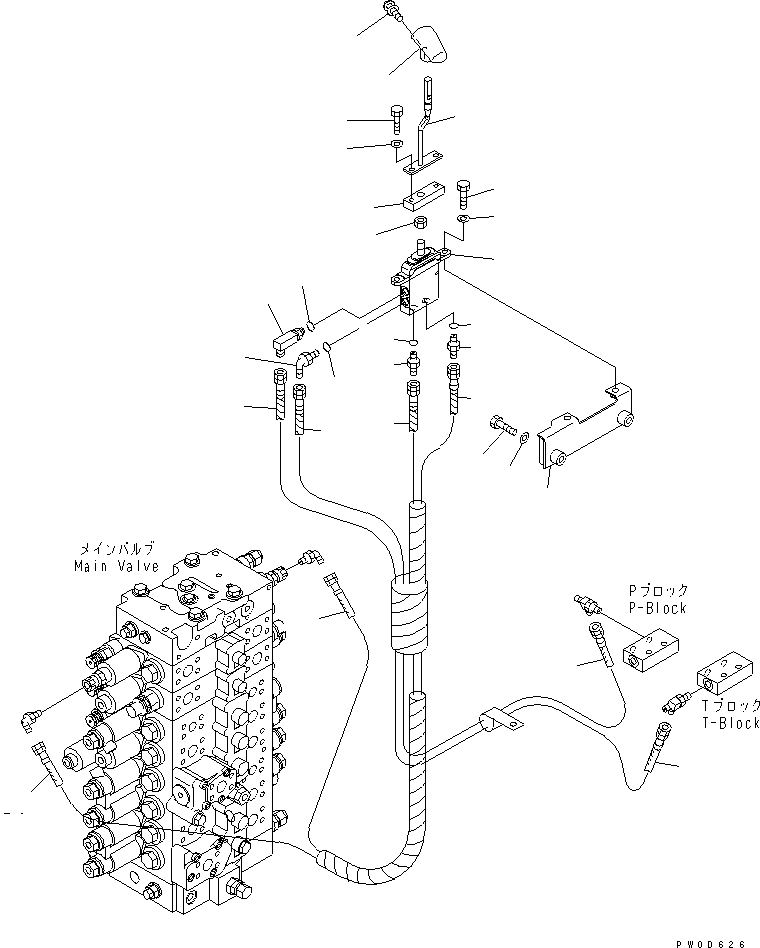 Excavators Komatsu / PC138US-2 S/N 1001-UP(pc138usr) / FLOOR FRAME (BLADE CONTROL)(#2601-)(211400 : K1110-22A1A)